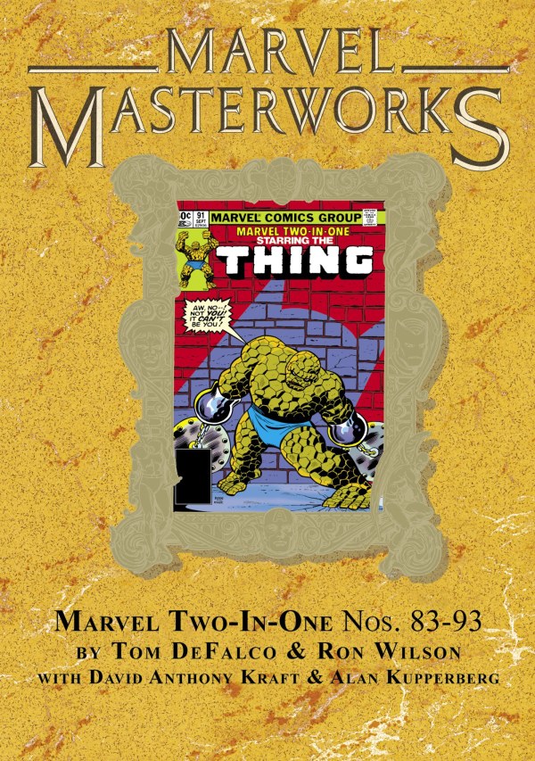 Marvel Masterworks: Marvel Two-in-One Vol. 8 cover