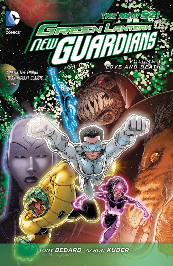 Green Lantern: New Guardians Vol. 3 – Love & Death cover