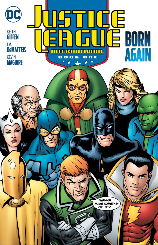 Justice League International Book One: Born Again TP cover