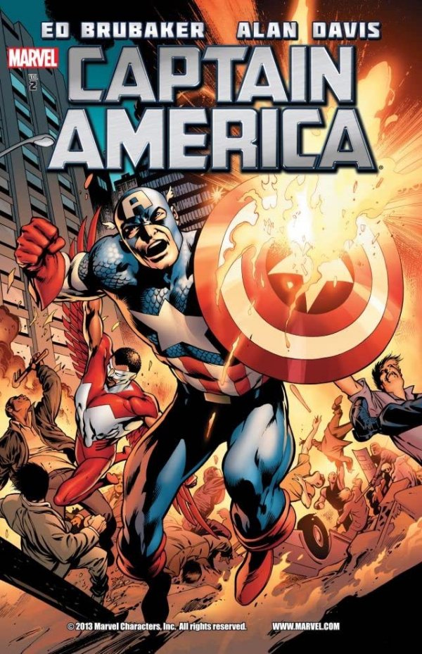 Captain America By Ed Brubaker Prem HC Vol 02 cover