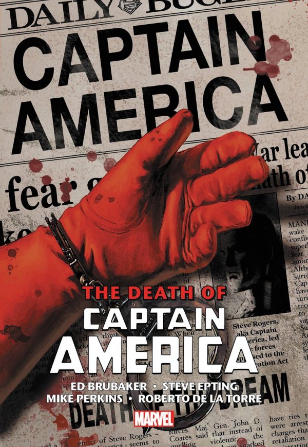 Captain America: The Death of Captain America Omnibus cover