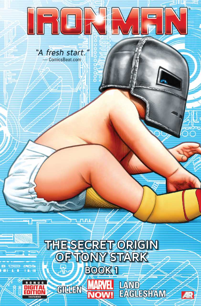 Iron Man Vol. 2: The Secret Origin of Tony Stark Book 1 HC cover