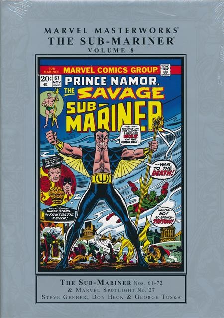 Marvel Masterworks: The Sub-Mariner Vol. 8 cover