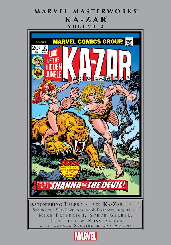 Marvel Masterworks: Ka-Zar Vol. 2 cover
