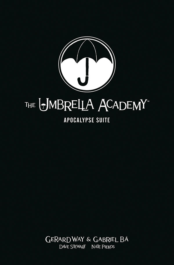 The Umbrella Academy Library Edition Volume 1: Apocalypse Suite cover