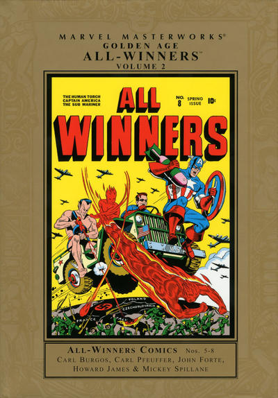 Marvel Masterworks: Golden Age All-Winners Comics Vol. 2 cover