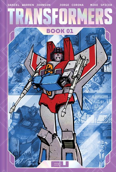 TRANSFORMERS DLX HC BOOK 01 DIRECT MARKET EXCLUSIVE DANIEL WARREN JOHNSON & MIKE SPICER DECEPTICON CVR cover