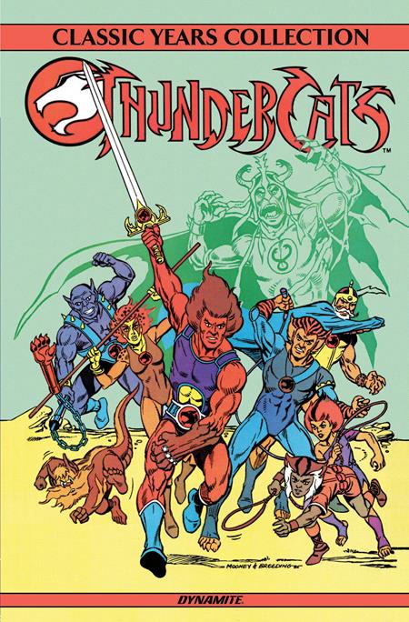 THUNDERCATS CLASSIC YEARS COLLECTION OMNIBUS CLASSIC COVER SIGNED BY LARRY KENNEY cover