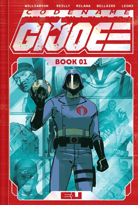 CODENAME GI JOE DLX EDITION HC BOOK 01 DIRECT MARKET EXCLUSIVE ANDREA MILANA & ANNALISA LEONI SPOT FOIL CVR cover
