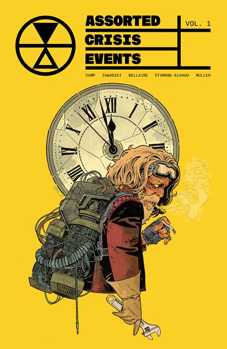 ASSORTED CRISIS EVENTS TP VOL 01 DIRECT MARKET EXCLUSIVE ERIC ZAWADZKI YELLOW CVR (MR) cover