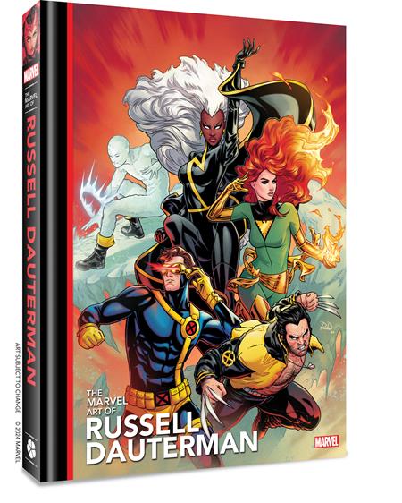 MARVEL ART OF RUSSELL DAUTERMAN HC DIRECT MARKET ED cover
