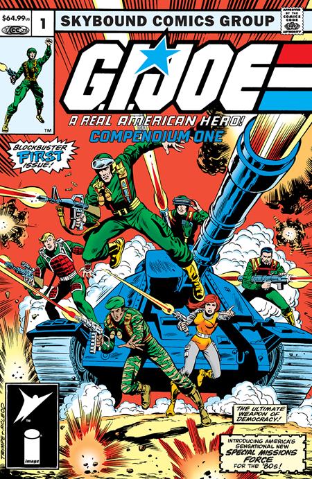 GI JOE A REAL AMERICAN HERO COMPENDIUM TP BOOK 01 DIRECT MARKET EXCLUSIVE HERB TRIMPE & BOB MCLEOD CVR cover