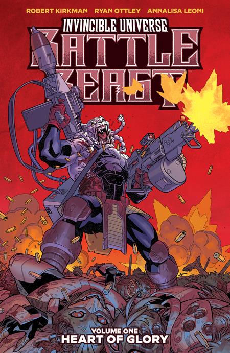 INVINCIBLE UNIVERSE BATTLE BEAST TP VOL 01 DIRECT MARKET EXCLUSIVE RYAN OTTLEY & ANNALISA LEONI CVR cover
