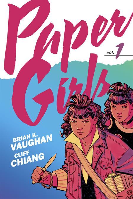 PAPER GIRLS BACKPACK EDITION TP VOL 01 DIRECT MARKET EXCLUSIVE CLIFF CHIANG CVR cover