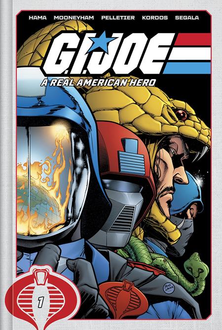 GI JOE A REAL AMERICAN HERO DLX HC BOOK 01 DIRECT MARKET EXCLUSIVE BRAD WALKER & LAURA MARTIN VAR cover