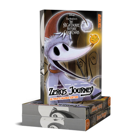 Disney Manga: Tim Burton's The Nightmare Before Christmas: Zero's Journey (Ultimate Manga Edition with Sprayed Edges) cover
