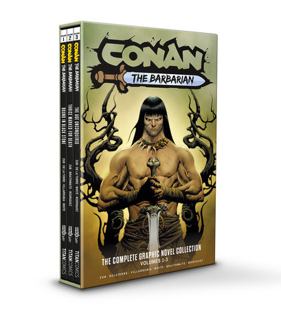 Conan the Barbarian 1-3 Slipcase Set DM Ed cover