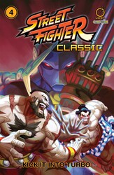 Street Fighter Classic Paperback Volume 4: Kick it into Turbo cover