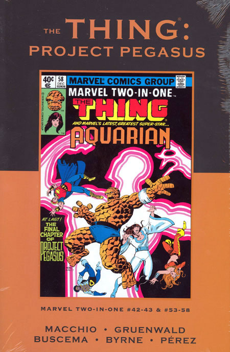 Marvel Premiere Classic: The Thing: Project Pegasus cover