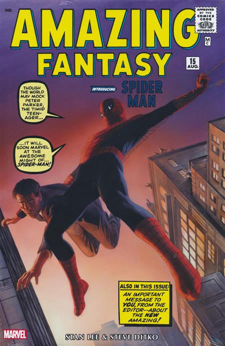Amazing Spider-Man Omnibus HC Vol 01 Alex Ross CVR 4th Ptg cover
