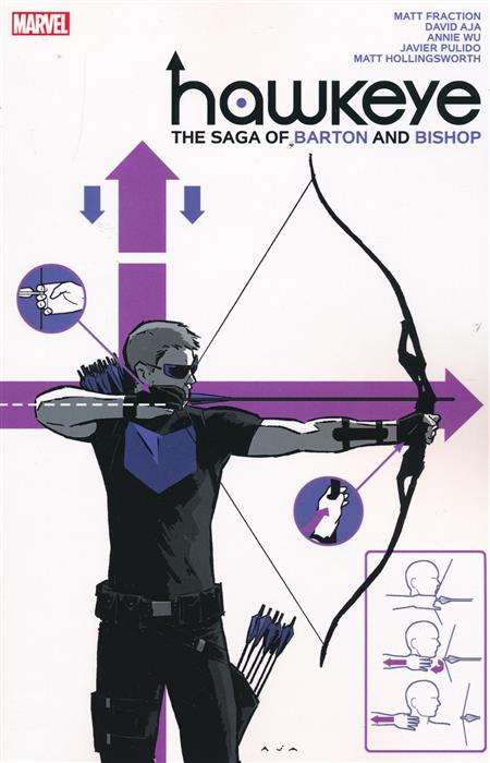 Hawkeye by Fraction & Aja: The Saga of Barton and Bishop cover
