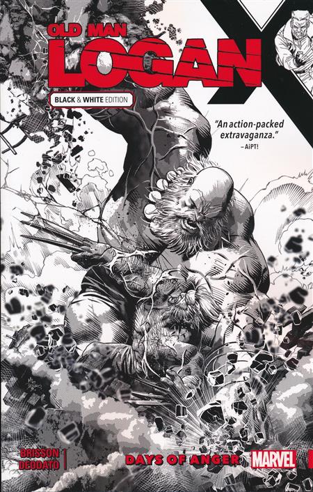 Wolverine: Old Man Logan: Days of Anger - Black and White cover