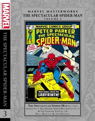 Marvel Masterworks: The Spectacular Spider-Man Vol. 3 cover