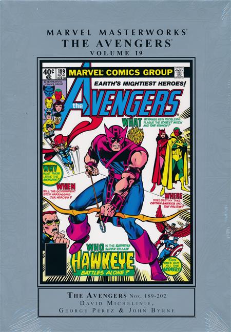 Marvel Masterworks: The Avengers Vol. 19 cover