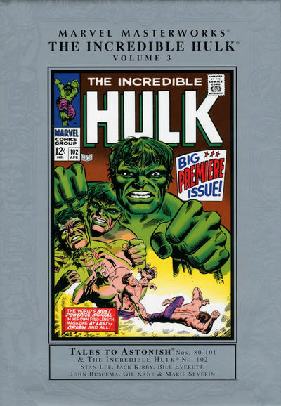 Marvel Masterworks: The Incredible Hulk Vol. 3 cover